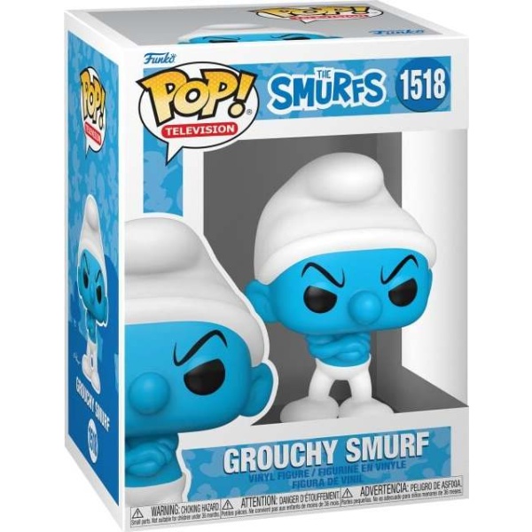 Šmoulové Vinylová figurka č.1518 Grouchy Smurf Sberatelská postava vícebarevný - Merchstore.cz