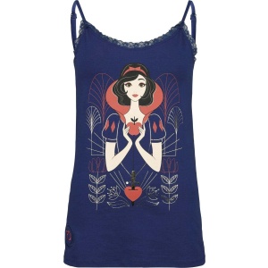 Sněhurka a sedm trpaslíků Disney Princess - Picnic Collection - Snow White Dámský top modrá - Merchstore.cz