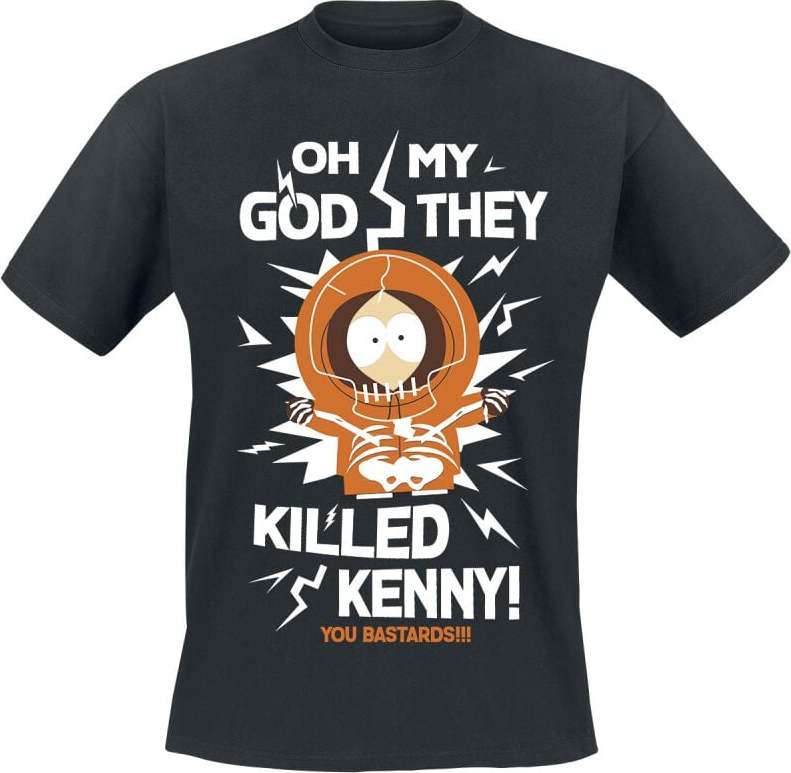 South Park They Killed Kenny! Tričko černá - Merchstore.cz South Park They Killed Kenny! Tričko černá - Merchstore.cz