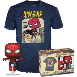 Spider-Man Vinylová figurka č.593 Spiderman Comic Cover - Pop a tričko Sberatelská postava standard - Merchstore.cz