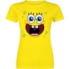 SpongeBob SquarePants Sponge Happy Face Dámské tričko žlutá - Merchstore.cz