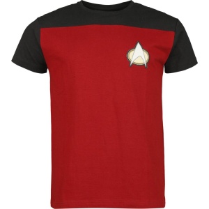 Star Trek Logo Tričko cervená/cerná - Merchstore.cz