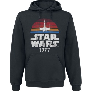 Star Wars Star Wars - 1977 Mikina s kapucí černá - Merchstore.cz