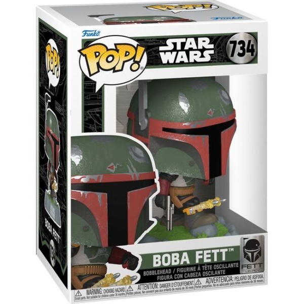 Star Wars Vinylová figurka č.734 Legacy - Boba Fett Sberatelská postava vícebarevný - Merchstore.cz