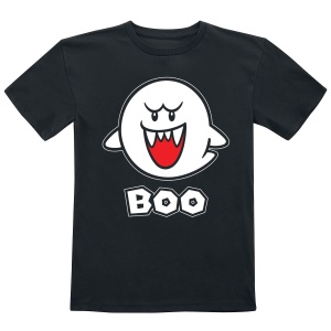 Super Mario Kids - Boo detské tricko černá - Merchstore.cz