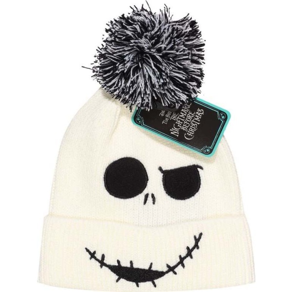 The Nightmare Before Christmas Jack - Face Jumbo Bambule bílá - Merchstore.cz