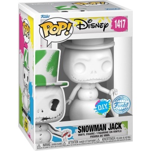 The Nightmare Before Christmas Vinylová figurka č.1417 Snowman Jack (DIY) Sberatelská postava bílá - Merchstore.cz