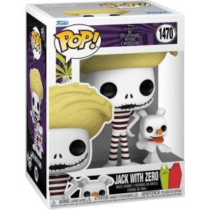 The Nightmare Before Christmas Vinylová figurka č.1470 Jack with Zero Sberatelská postava vícebarevný - Merchstore.cz