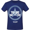 Top Gun Top Dad Tričko modrá - Merchstore.cz