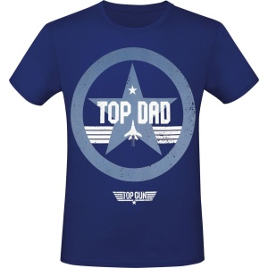 Top Gun Top Dad Tričko modrá - Merchstore.cz