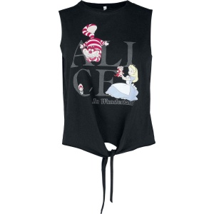 Alice in Wonderland Alice - Wording Dámský top černá - Merchstore.cz