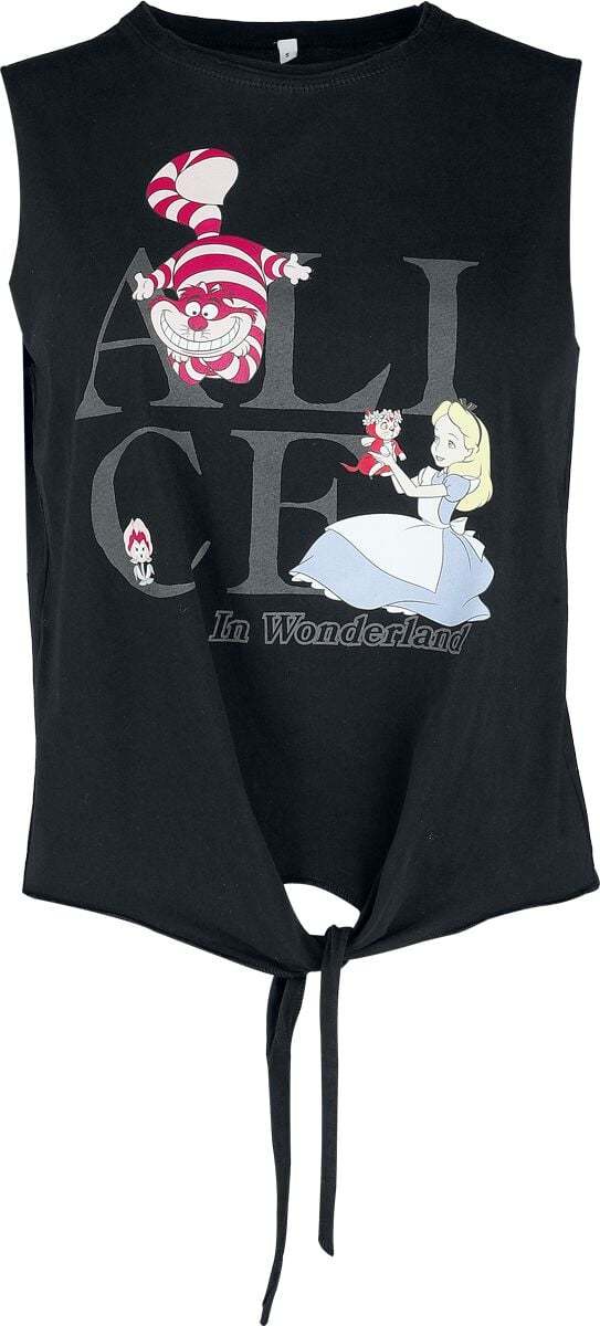 Alice in Wonderland Alice - Wording Dámský top černá - Merchstore.cz Alice in Wonderland Alice - Wording Dámský top černá - Merchstore.cz