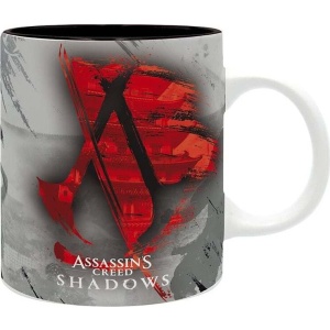 Assassin's Creed Shadows - Crest Hrnek cerná/cervená/šedá - Merchstore.cz