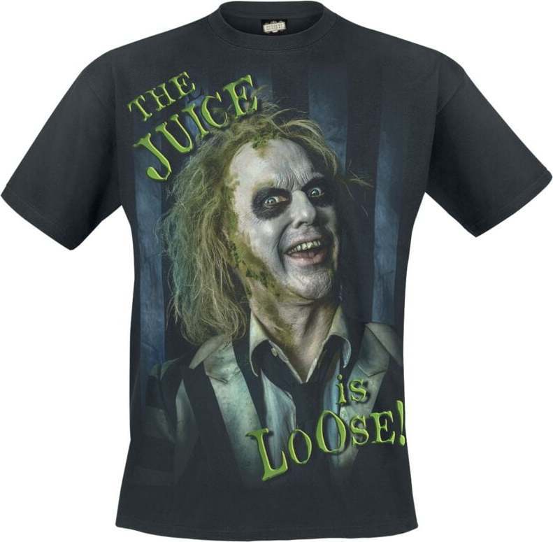 Beetlejuice Beetlejuice - Juice Is Loose Tričko černá - Merchstore.cz Beetlejuice Beetlejuice - Juice Is Loose Tričko černá - Merchstore.cz
