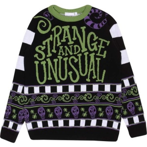 Beetlejuice Strange And Unusual Pletený svetr vícebarevný - Merchstore.cz