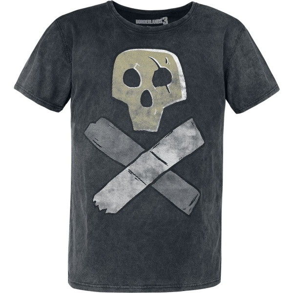 Borderlands 3 - Skull Tričko šedá - Merchstore.cz