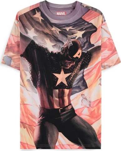 Captain America Brave New World - Captain America - Flag Tričko vícebarevný - Merchstore.cz Captain America Brave New World - Captain America - Flag Tričko vícebarevný - Merchstore.cz