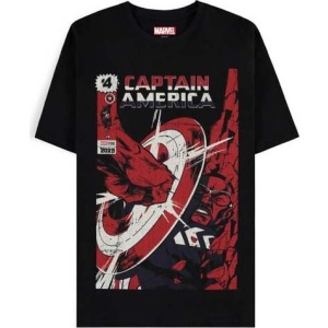 Captain America Brave New World - Retro Tričko černá - Merchstore.cz