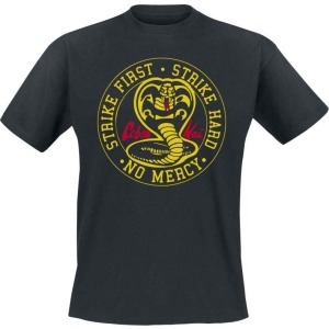 Cobra Kai Cobra Kai Round Patch Tričko černá - Merchstore.cz