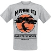 Cobra Kai Miyagi-Do Karate School Tričko šedá - Merchstore.cz