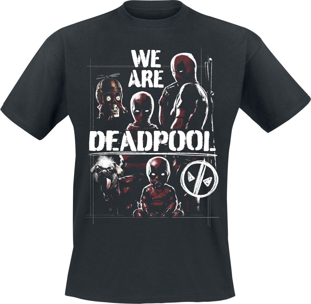 Deadpool We Are Deadpool Tričko černá - Merchstore.cz Deadpool We Are Deadpool Tričko černá - Merchstore.cz