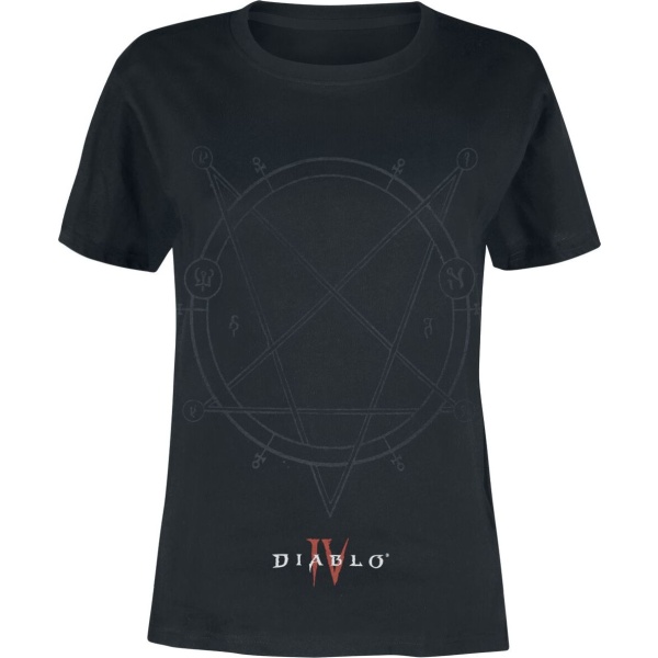 Diablo 4 - Pentagram Dámské tričko černá - Merchstore.cz