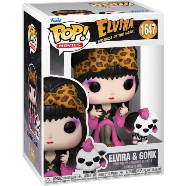 Elvira Vinylová figurka č.1647 Elvira and Gonk Sberatelská postava vícebarevný - Merchstore.cz