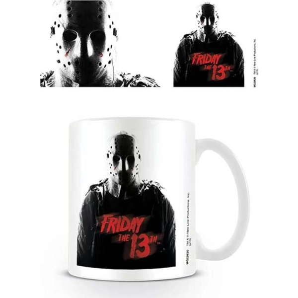 Friday The 13th Jason Hrnek bílá/cerná/cervená - Merchstore.cz