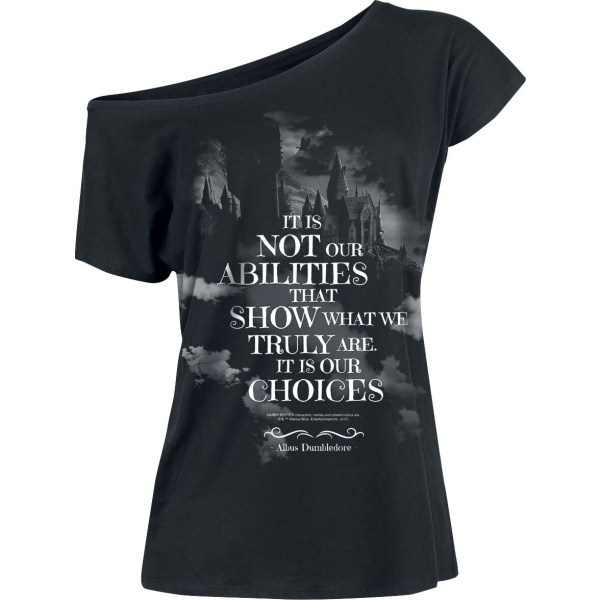 Harry Potter Choices Dámské tričko černá - Merchstore.cz