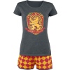 Harry Potter Gryffindor Quidditch pyžama šedá / červená / žlutá - Merchstore.cz