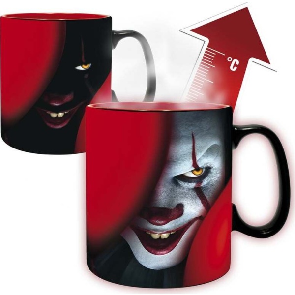 IT Pennywise - Time To Float - Tasse mit Thermoeffekt Hrnek vícebarevný - Merchstore.cz