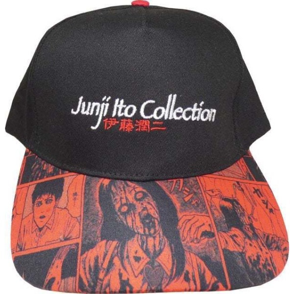 Junji Ito Logo Baseballová kšiltovka černá - Merchstore.cz