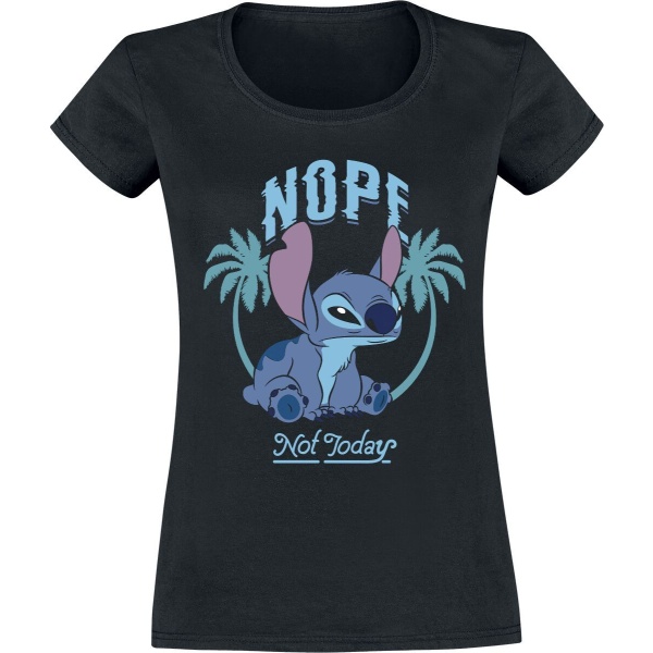 Lilo & Stitch Nope Not Today Dámské tričko černá - Merchstore.cz