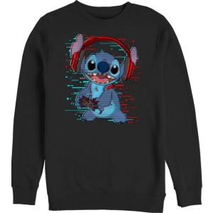 Lilo & Stitch Stitch Games Dámská mikina černá - Merchstore.cz