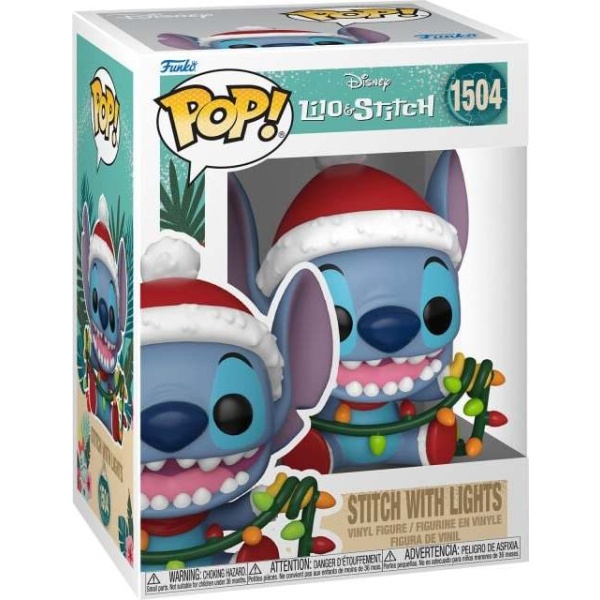 Lilo & Stitch Vinylová figurka č.1504 Stitch with Lights (Holiday) Sberatelská postava vícebarevný - Merchstore.cz