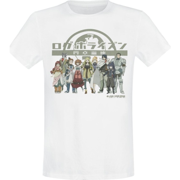 Log Horizon Group Tričko bílá - Merchstore.cz