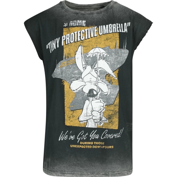 Looney Tunes Coyote - Tiny Protective Umbrella Tank top vícebarevný - Merchstore.cz