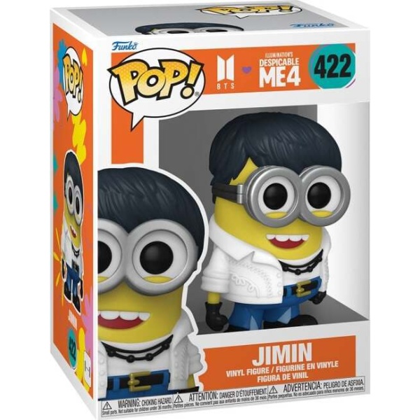 Minions Vinylová figurka č.422 Despicable Me 4 - BTS - Jimin Sberatelská postava vícebarevný - Merchstore.cz