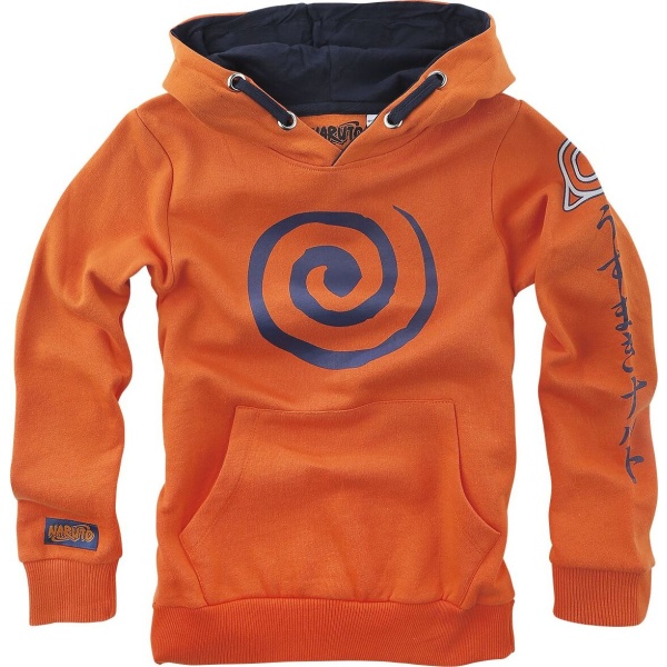 Naruto Kids - Sign detská mikina s kapucí oranžová - Merchstore.cz