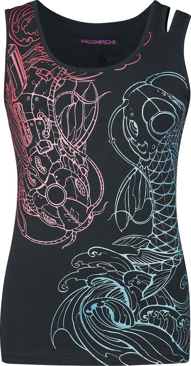 NEOMACHI Nishikigoi Dámský top černá - Merchstore.cz NEOMACHI Nishikigoi Dámský top černá - Merchstore.cz