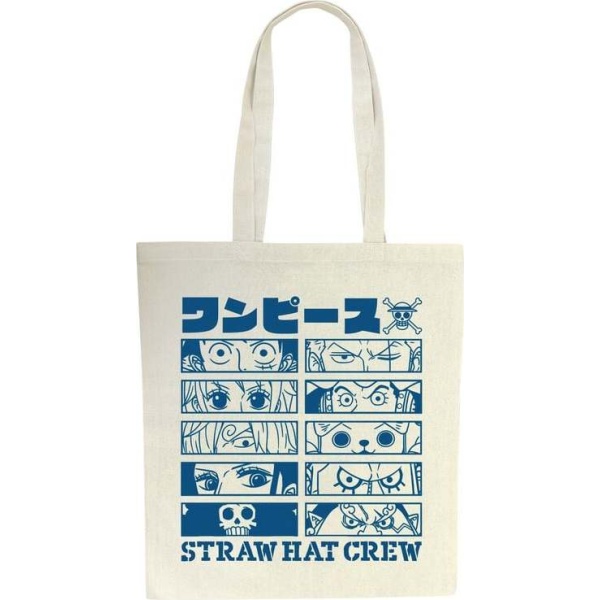 One Piece Strawhat crew Plátená taška vícebarevný - Merchstore.cz