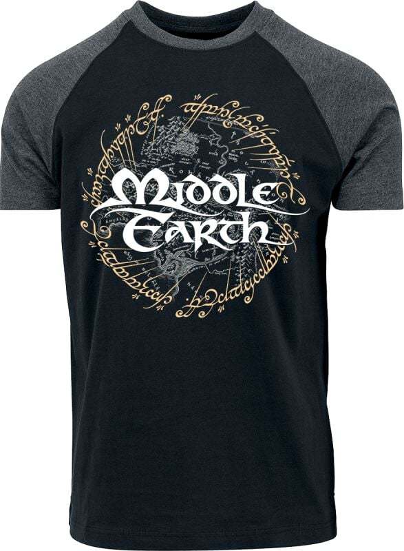 Pán prstenů Middle Earth Tričko antracitová/cerná - Merchstore.cz Pán prstenů Middle Earth Tričko antracitová/cerná - Merchstore.cz