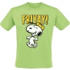 Peanuts Snoopy - Friyay Tričko zelená - Merchstore.cz