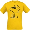 Peanuts Woodstock Tričko žlutá - Merchstore.cz