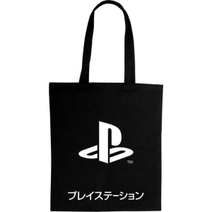 Playstation Black Katakana Plátená taška vícebarevný - Merchstore.cz