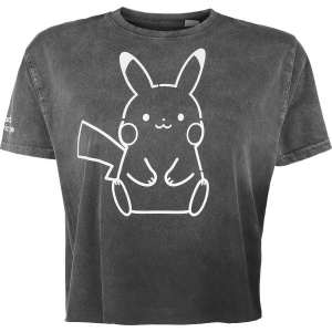 Pokémon Pikachu Dámské tričko šedá - Merchstore.cz