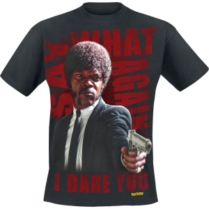 Pulp Fiction Say What Again Tričko černá - Merchstore.cz