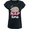 Pusheen Nap Time Dámské tričko černá - Merchstore.cz