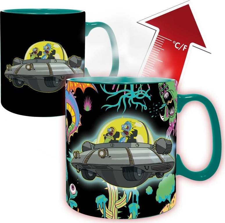 Rick And Morty Termo hrnek Space Ship Hrnek vícebarevný - Merchstore.cz Rick And Morty Termo hrnek Space Ship Hrnek vícebarevný - Merchstore.cz