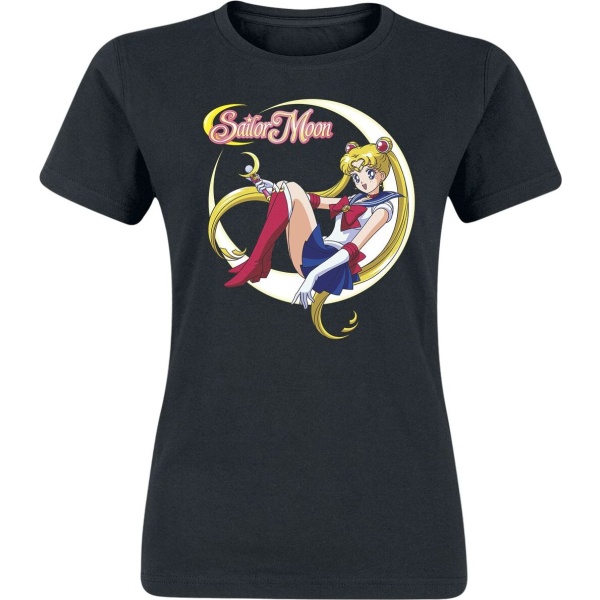 Sailor Moon Sailor Moon Dámské tričko černá - Merchstore.cz